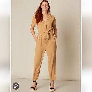 Vero by Veronique Cloutier one piece short sleeve pant jumpsuit